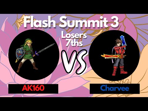 SC AK160 (Link) vs AFM Charvee (Lloyd) - SSF2 Losers Top 8 - Flash Summit 3