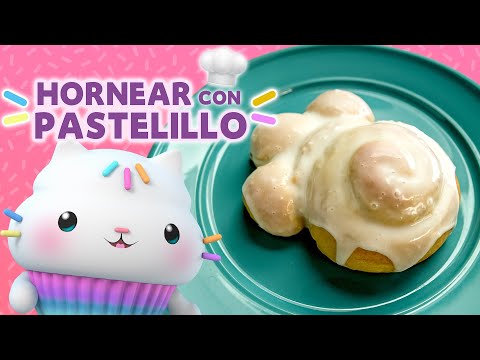 ¡Hornea junto a Pastelillo! Patas de gato glaseadas 🧁🐾 | HORNEAR CON PASTELILLO
