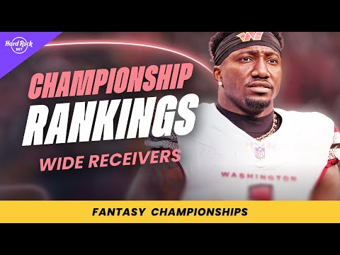 Fantasy Football Championship Rankings & Tiers | WR Studs, Busts & Sleepers (Week 17)