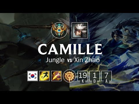 Camille Jungle vs Xin Zhao - KR Challenger Patch 8.22