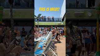 The longer you watch, the crazier it gets! Too far?! #cruise #cruiseship #margaritavilleatsea