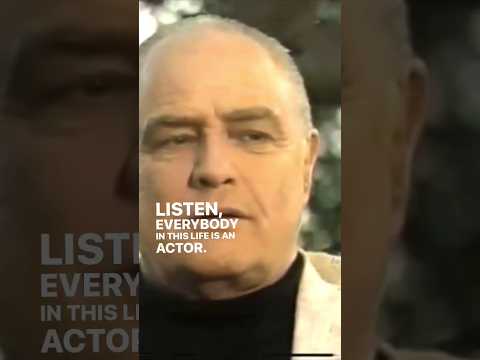 Marlon Brando talks about acting 🎥 #marlonbrando #acting #actor #cinema #thegodfather