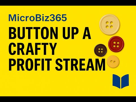 Button Business: Start This for Under £300 - low-cost business idea