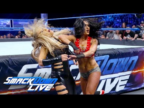 Nikki Bella vs. Natalya - Falls Count Anywhere Match: SmackDown LIVE, Feb. 21, 2017