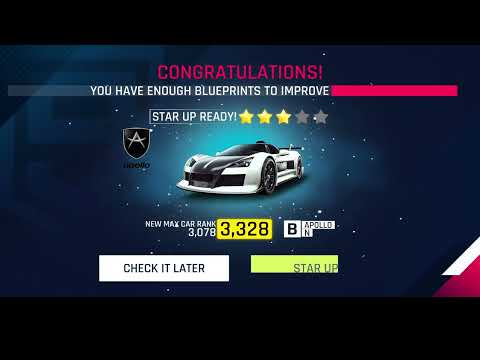 Asphalt 9 - Buying Apollo N blueprints for credits