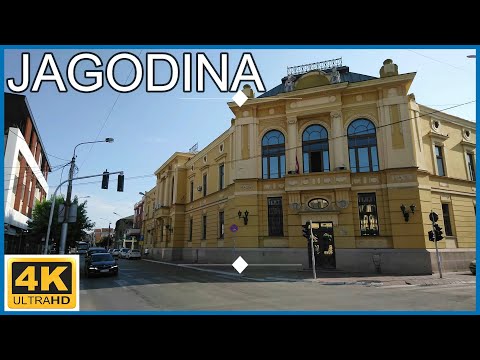 [4K] Jagodina - Serbia🇷🇸Walking Tour - City Centre