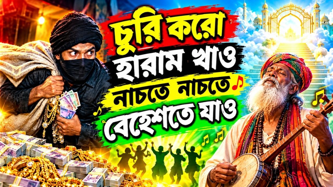 চুরি করো হারাম খাও, নাচতে নাচতে বেহেশতে যাও 🔥 | Churi karo Haram khao, Nachte nachte beheshte jao |