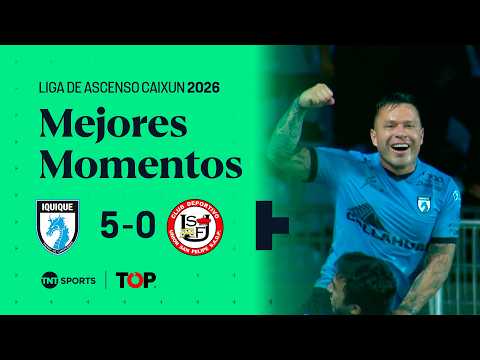 Compacto TOP | 🔵🐉 Dep. Iquique 5 - 0 ⚪🔴 U. San Felipe | Liga de Ascenso Caixun 2026 - Fecha 1