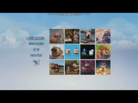 Pixar Short Films Collection: Volume 2 2012 DVD Menu Walkthrough