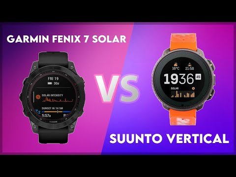 Garmin Fenix 7 Solar vs Suunto Vertical Comparison
