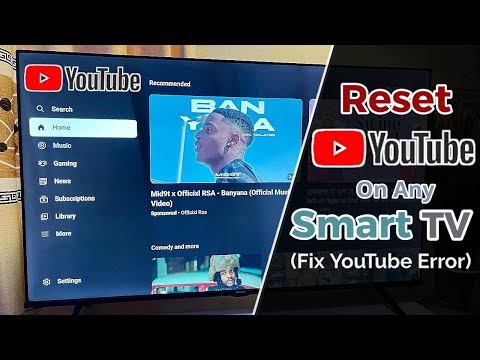 How to Reset Youtube on Smart TV - Fix YouTube Issues