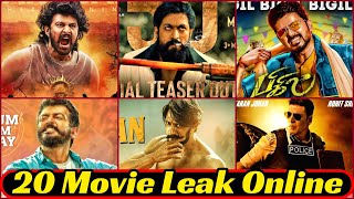 From KGF 2 To Master | 20 Indian Movie, Teaser And Trailer Which Got Leaked Online Illegally