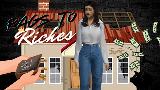 Broke Girl Energy, Rich Girl Problems 💁♀️💸 | Sims 4 Rags to Riches Part 6