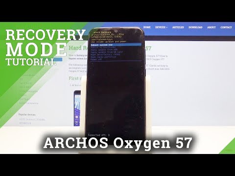 Recovery Mode ARCHOS Oxygen 57 - How to Open & Use ARCHOS Recovery