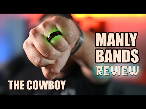 Manly Bands | Unboxing and Review | The Cowboy | Tungsten and Wood Wedding Bands | + Discount Code