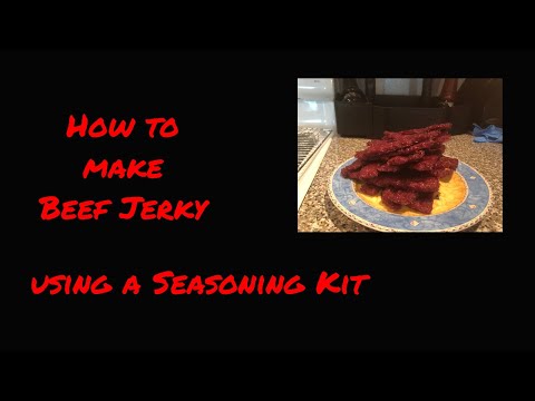 How to make Beer Jerky using a Seasoning Kit