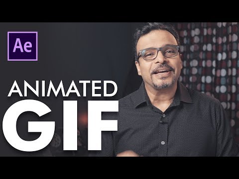 How to Export Animated GIF from After Effects - اردو / हिंदी