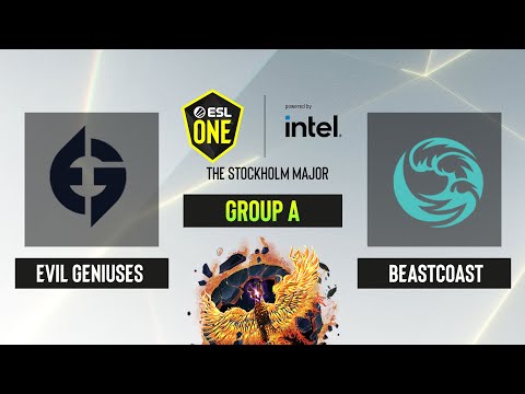 Dota2 - Evil Geniuses vs. beastcoast - Group A - Game 1 -  ESL One Stockholm 2022