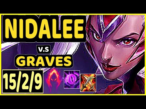 CINKROF (NIDALEE) vs GRAVES - 15/2/9 KDA JUNGLE GAMEPLAY - EUW Ranked GRANDMASTER