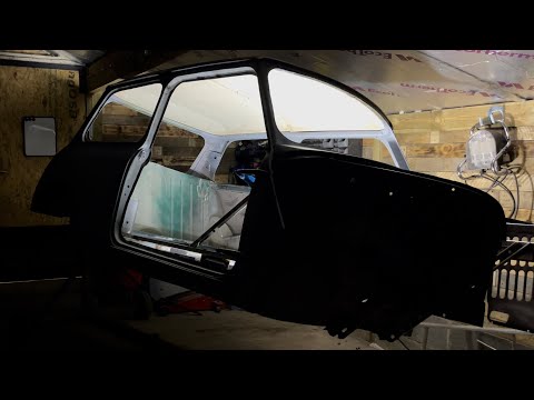 Classic Mini Mk1 Conversion - Headlining test fit - Part 52