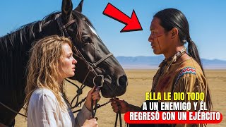 Ella Dio Su Único Caballo a un Apache Herido... ¡Lo Que Regresó al Amanecer Lo Cambió Todo!