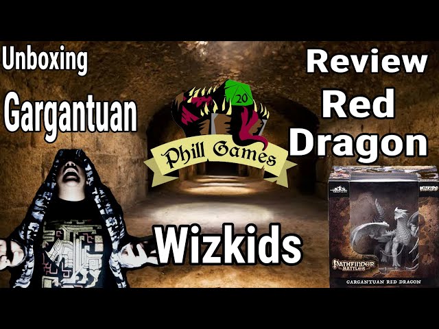 Vídeo relacionado con WizKids Pathfinder Battles Deep Cuts - Gargantuan Red Dragon
