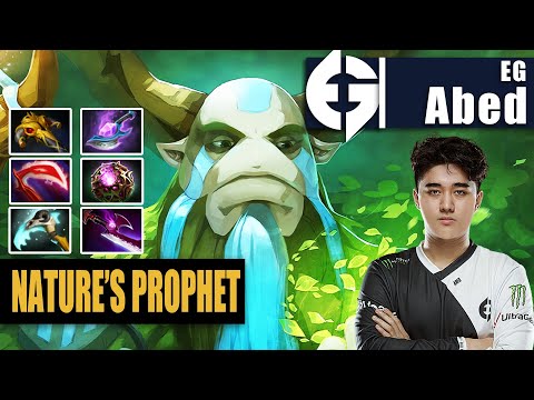 Nature's Prophet Mid | EG.Abed | 74 MIN SUPER LONG GAME ABED FULL SLOT NP | 7.31b Gameplay Highlight