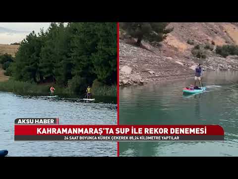 Menzelet’ten Kılavuzlu’ya 24 Saatlik Mücadele! İki Sporcu 85,24 Kilometre Kürek Çekti