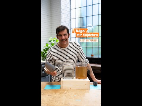 Einfach Rost entfernen: So geht's! 🔨 #shorts