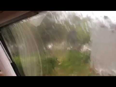 Regenschauer in Istrien, Camping Ulika 2017