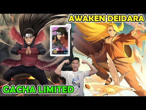 DEIDARA FINALLY AWAKEN!! GACHA 110X LIMITED SASUKE AND HASHIRAMA AGAIN - AKATSUKI NINJA TALE