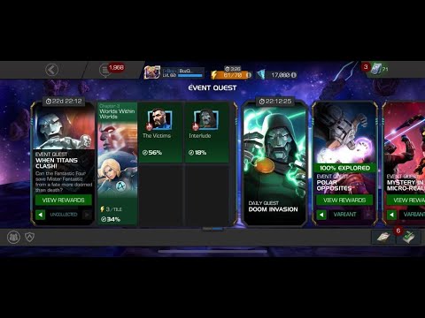 When Titans Clash - Chapter 3: Uncollected Mr.Fantastic & Dr.Doom - MCOC Marvel Contest of Champions
