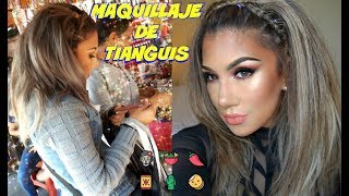 Maquillaje de TIANGUIS /    flea market makeup tutorial| auroramakeup