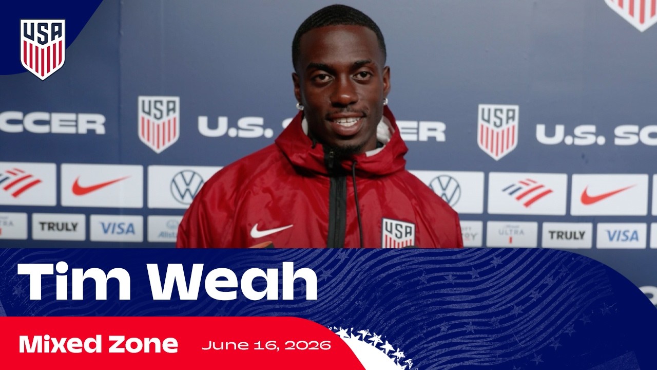 Tim Weah | Mixed Zone | 2026 FIFA World Cup | June 16
