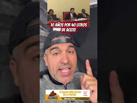 10 Años a Prisión Por Robar 40 Litros De Aceite en Jovellanos Matanzas Cuba