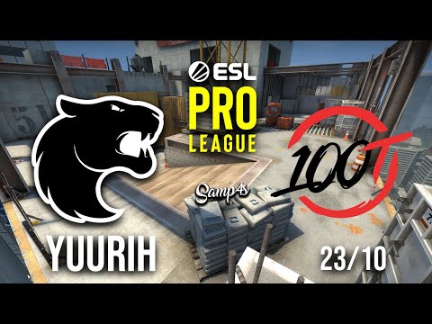 FURIA yuurih POV (23/10) vs 100 Thieves (de_vertigo) - ESL Pro League North America S12
