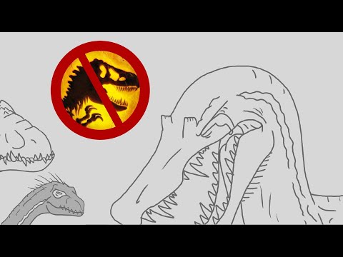 The Spinosaurus after not being in Jurassic World: Dominion...