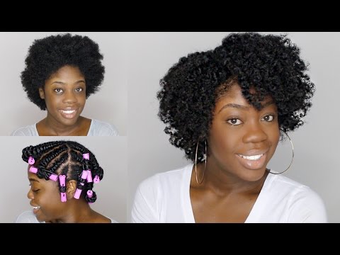 Flat Twist Out on 4B/4C Hair | Damp Hair & No Heat Video