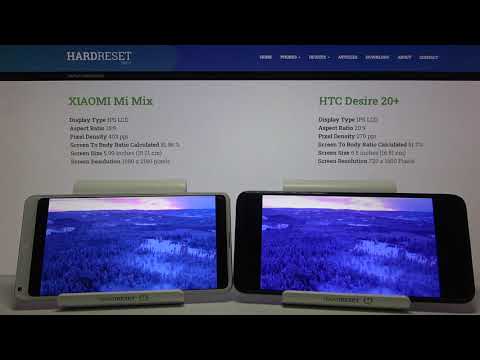 HTC DESIRE 20+ vs XIAOMI Mi Mix 2S Display Comparison | Screen Comparison Test