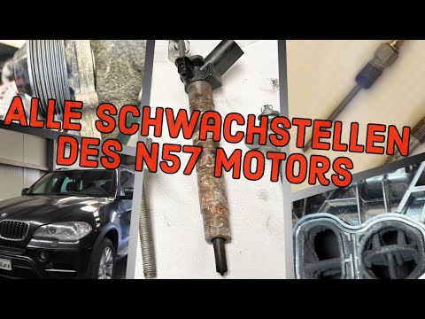 BMW E70 X5 30d-All weak points of the N57 engine - broken glow plugs, stuck injectors