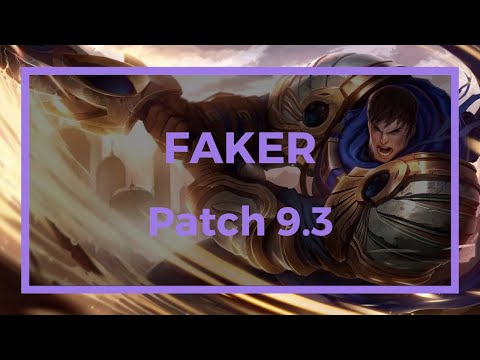 [Faker] Top Garen vs Darius - Patch 9.3