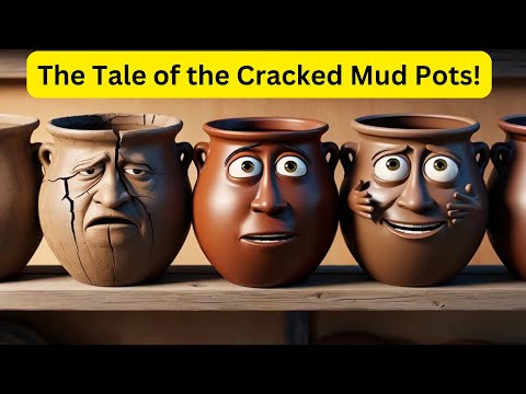 The Tale of Cracked Mud Pots | Moral Stories In English for Kids | Bedtime Stories in English #fyp