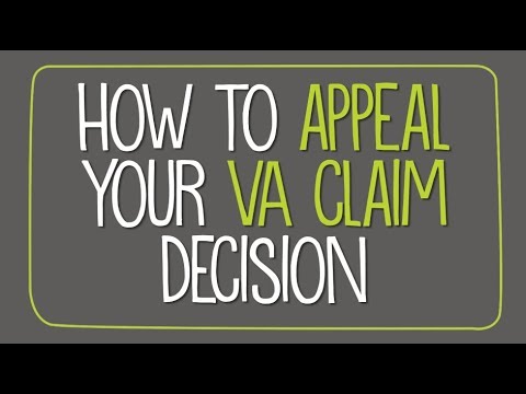 Video thumbnail for How to Appeal Your VA Claim Decision