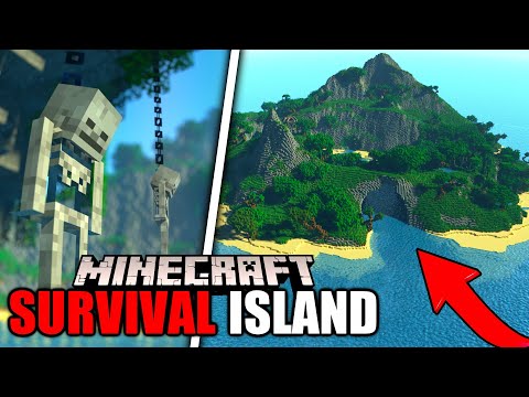 I Built a SURVIVAL ISLAND in Minecraft
