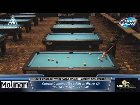 Chezka Centeno vs Allison Fisher - 2016 CWO 10 Ball Women's Finals