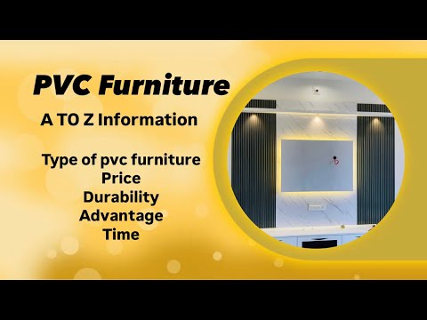 Types of PVC Furniture