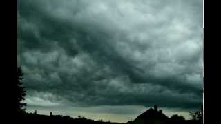 preview picture of video '29.07.2012 Cold-Front Thunderstorm. Whales mouth / Updraft Area - Time Lapse'