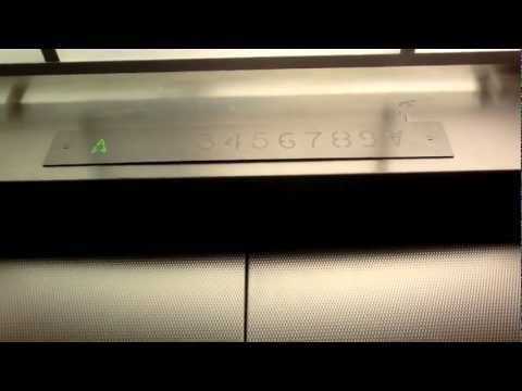 OTIS Bottom Drive Traction Elevator @UC Davis, Sproul Hall CA