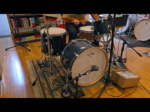 Drum Kits - WTS Epiphany Series 14x22 9x12 14x16 (Matte Black) image 12