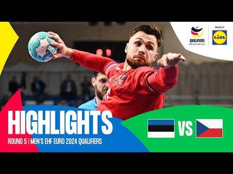 Estonia vs Czech Republic | Round 5 | Men's EHF EURO 2024 Qualifiers